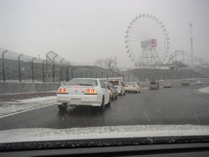 最終コーナーの渋滞(涙