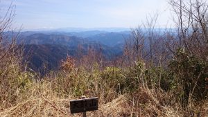 大鈴山の山頂の景色