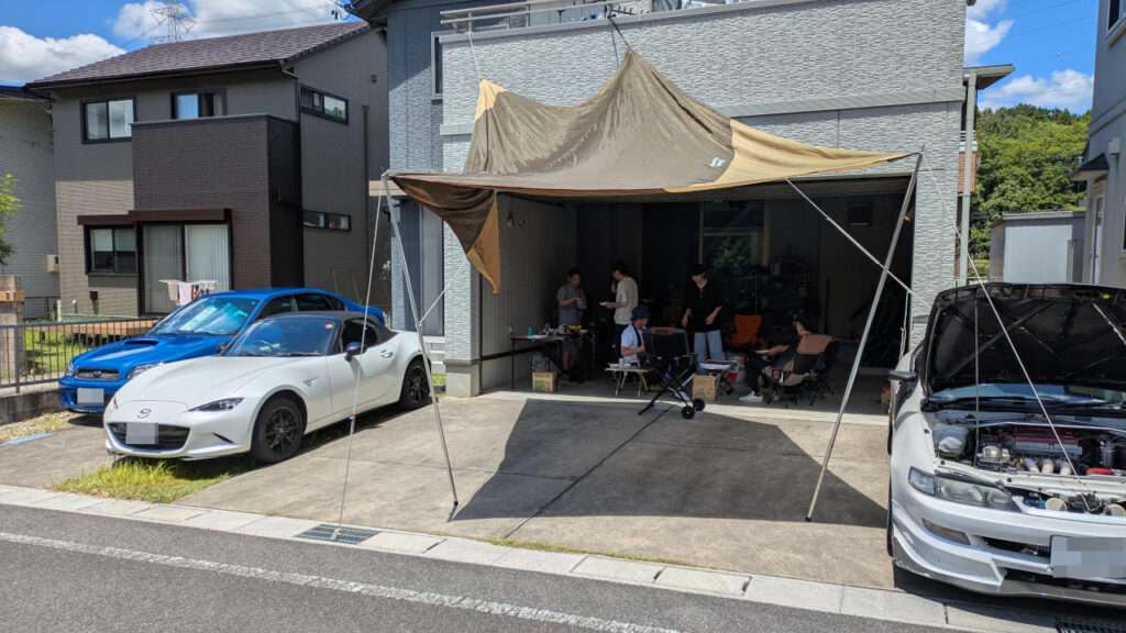 職場の親睦BBQ